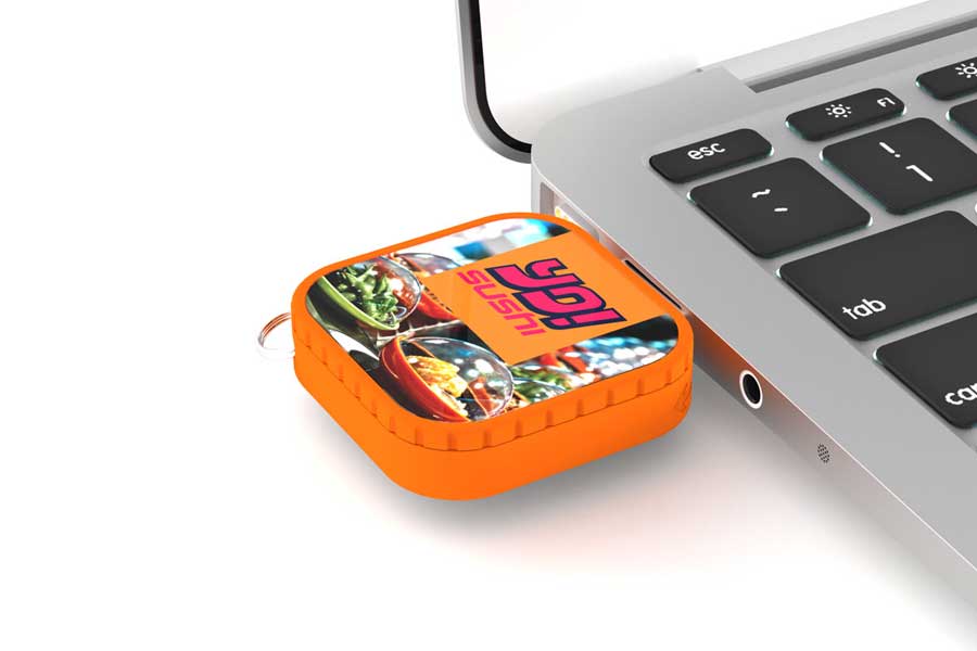 image of USB flash devices for small business promotionals